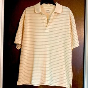 Golf shirt PGA tour 100% polyester. Size L Made in Jordan